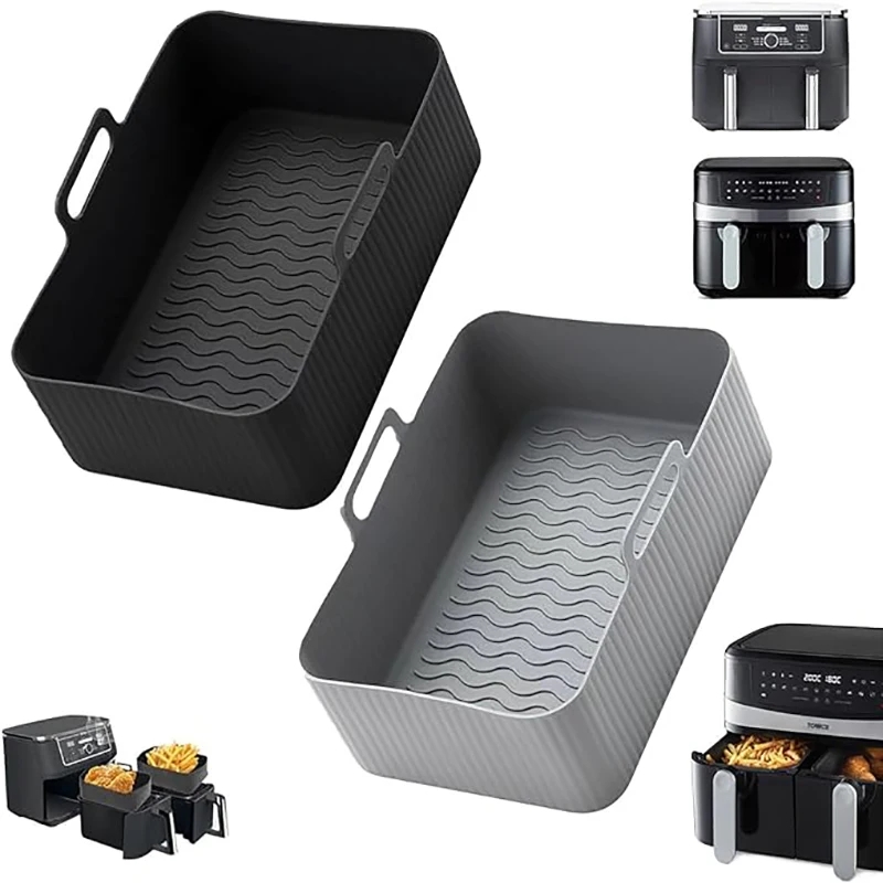 Air Fryer Silicone Pot Liner - 에어프라이어 액세서리, 실리콘 바구니, 오븐 베이킹