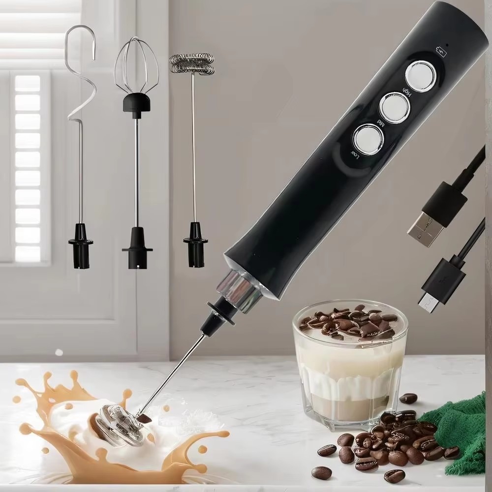 Portable Blender Usb Rechargeable - 무선 충전식 전기 우유 거품기 -