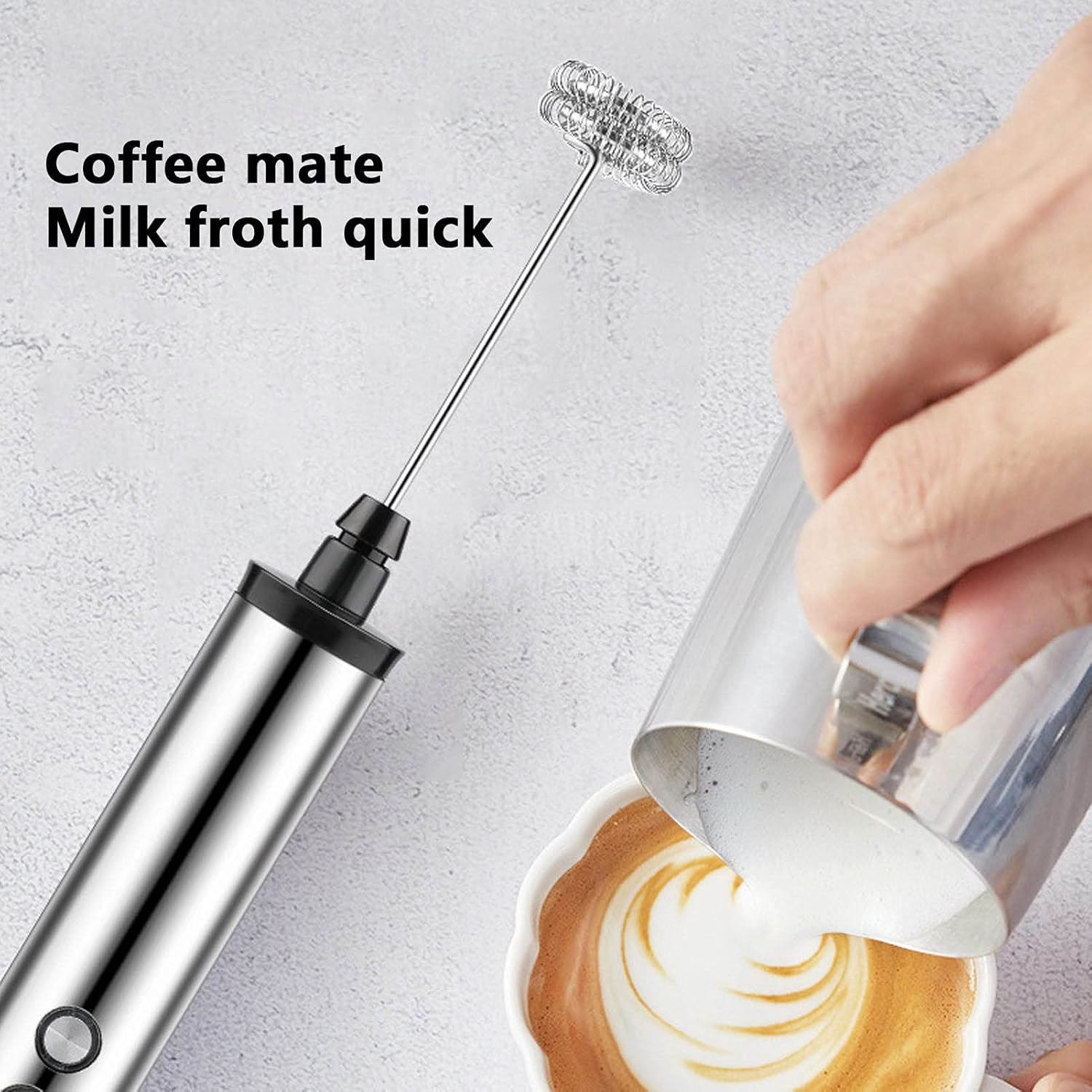 Electric Milk Frother Handheld - 마그파이 3 in 1 핸드헬드 전동