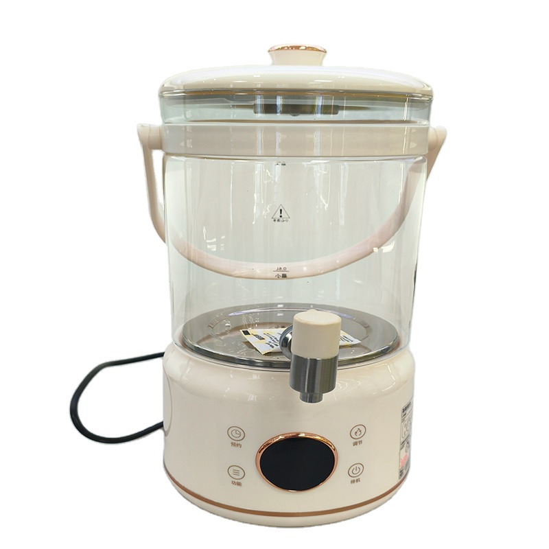 Electric Kettle Temperature Control - 흰색 무선 전기 유리 물 주전자,