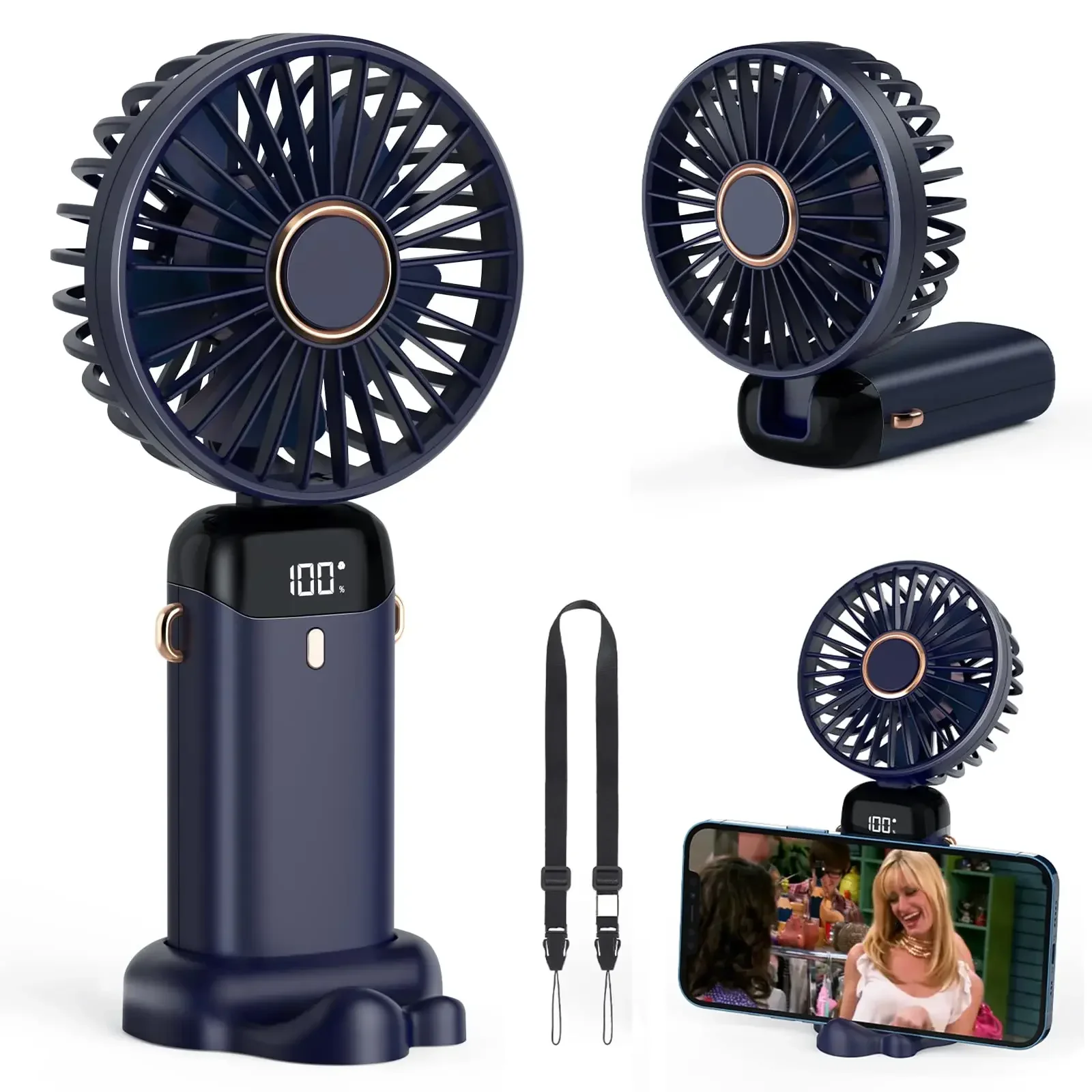 Portable Blender Usb Rechargeable - 5000mAh 휴대용 미니 팬 무선 USB