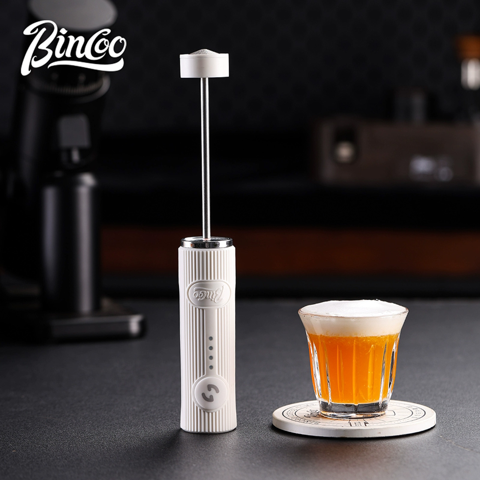 Electric Milk Frother Handheld - Bincoo 새로운 우유 거품기 커피 거품기