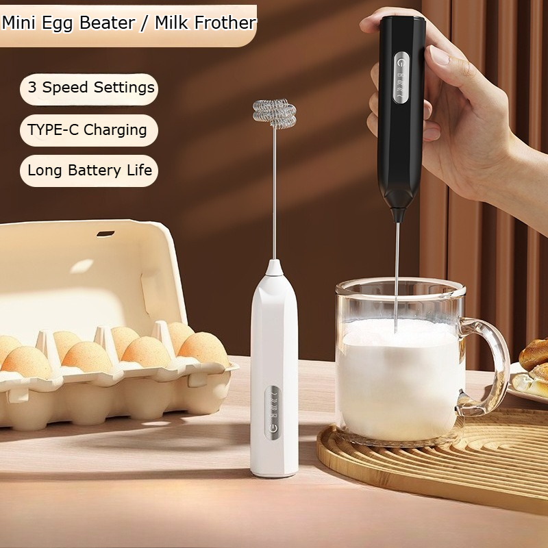 Electric Milk Frother Handheld - 새로운 휴대용 전동 우유 거품기 자동