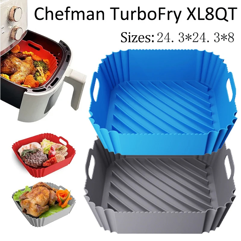 대형 에어 프라이어 실리콘 바구니 트레이 냄비 광장 비 - Air Fryer Silicone Pot Liner 리뷰 및 가격