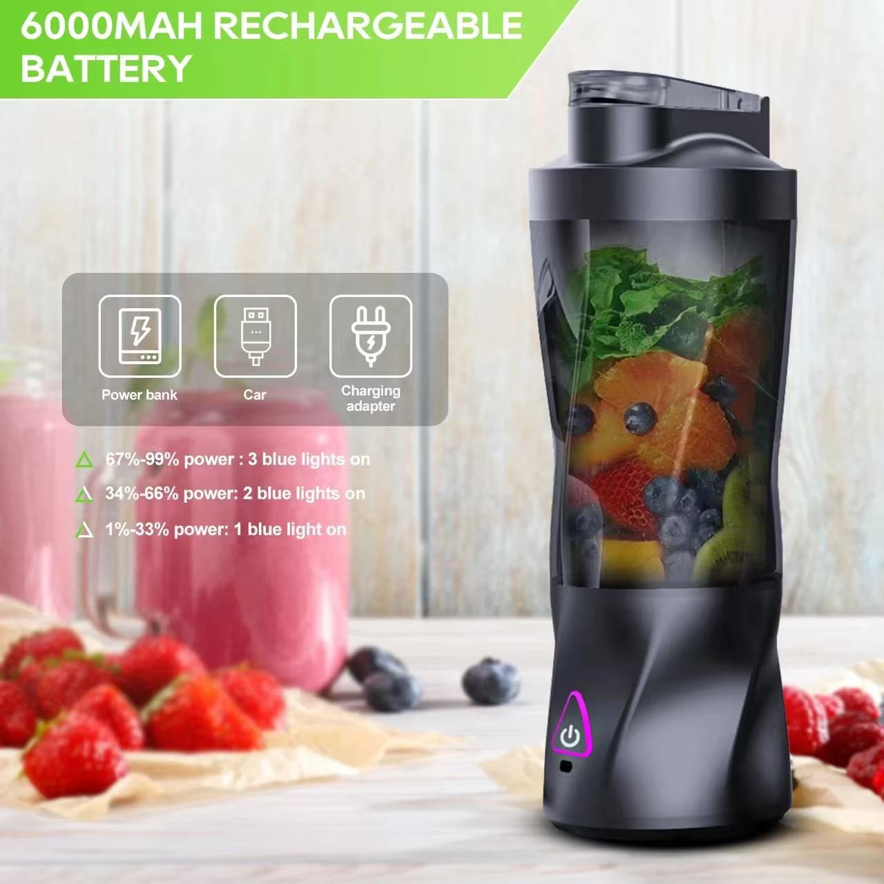 휴대용 전기 주서기 700ML USB 충전식 다기능 믹 - Portable Blender Usb Rechargeable 리뷰 및 가격