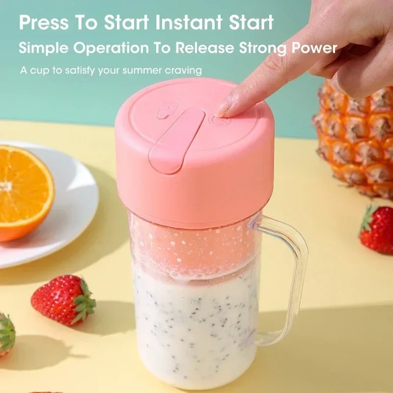 휴대용 USB 충전식 미니 블렌더 쥬서 컵, 빨대 포함 - Portable Blender Usb Rechargeable 리뷰 및 가격