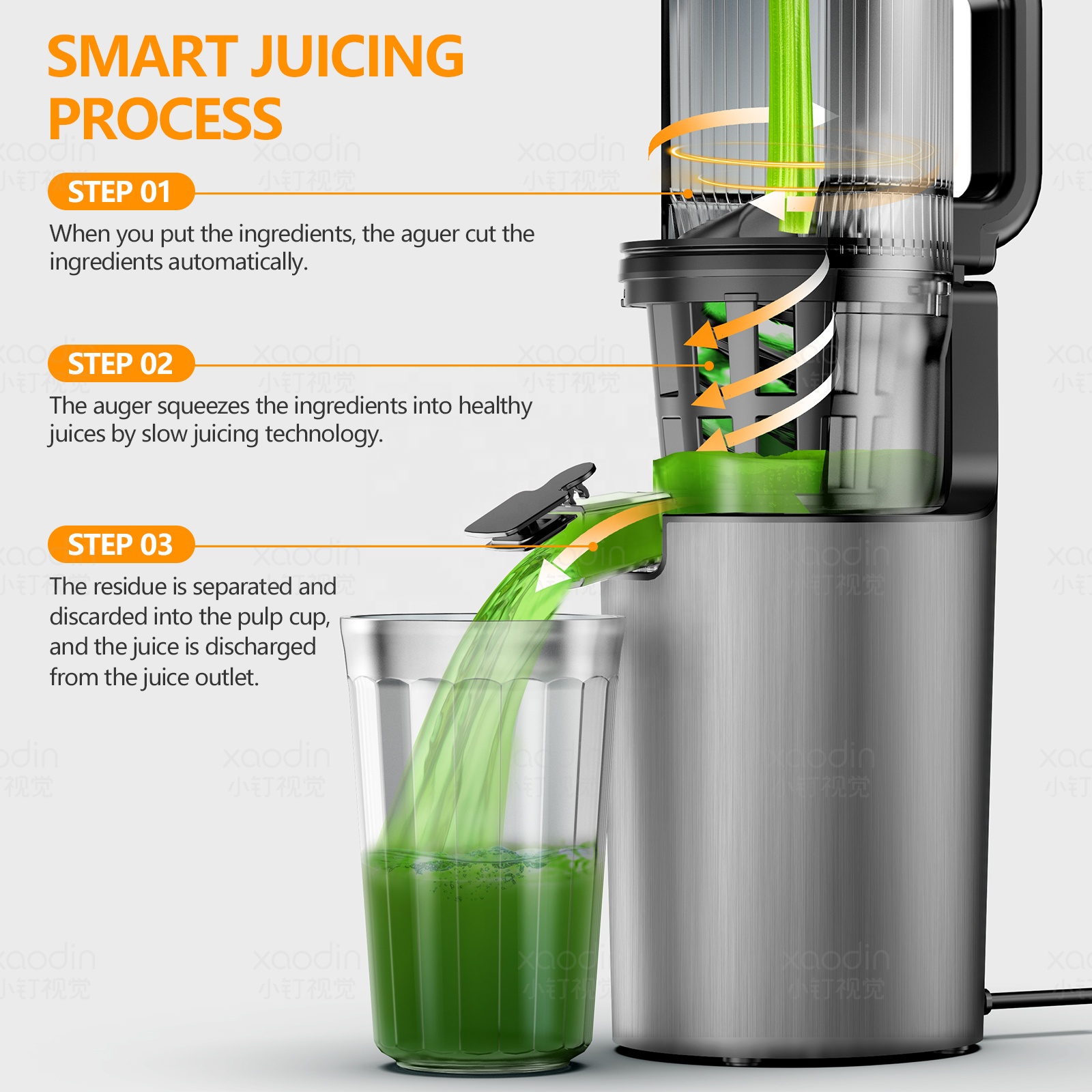2023년형 공장 고품질 전기 휴대용 스테인리스 스틸  - Electric Slow Juicer Cold Press 리뷰 및 가격