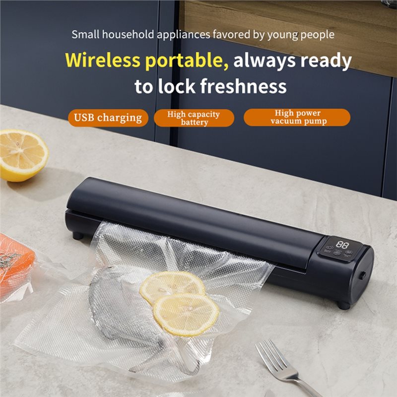 DT15 휴대용 진공 밀봉기, LCD 디지털 디스플레이 - Food Vacuum Sealer Machine 리뷰 및 가격