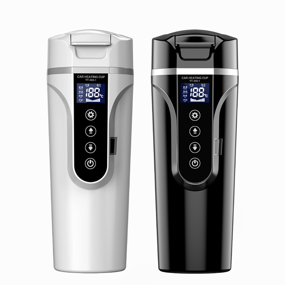 R31 450ml 차량용 히팅컵 12v/24v 휴대용  - Electric Kettle Temperature Control 리뷰 및 가격