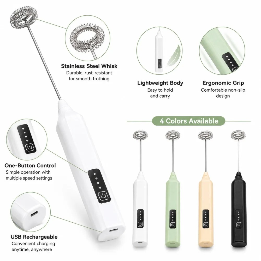 우유 거품기 및 계란 거품기 전기 핸드믹서 - 커피,  - Electric Milk Frother Handheld 리뷰 및 가격