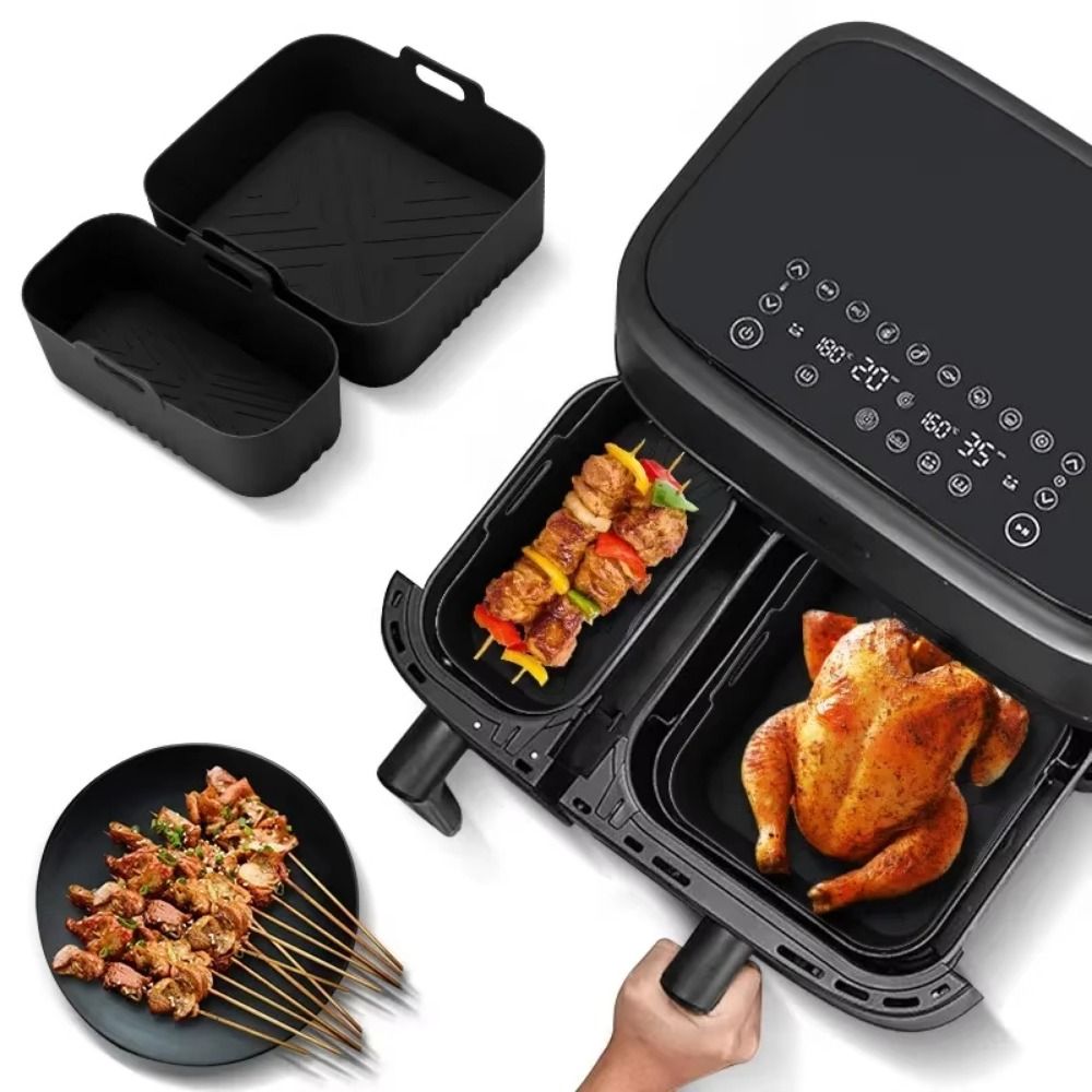6L/3L 에어프라이어 라이너 논스틱 재사용 가능 듀얼 - Air Fryer Silicone Pot Liner 리뷰 및 가격