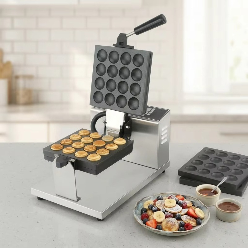논스틱 포페르체스 기계 16홀 상업용 네덜란드 미니 팬 - Mini Waffle Maker Machine 리뷰 및 가격