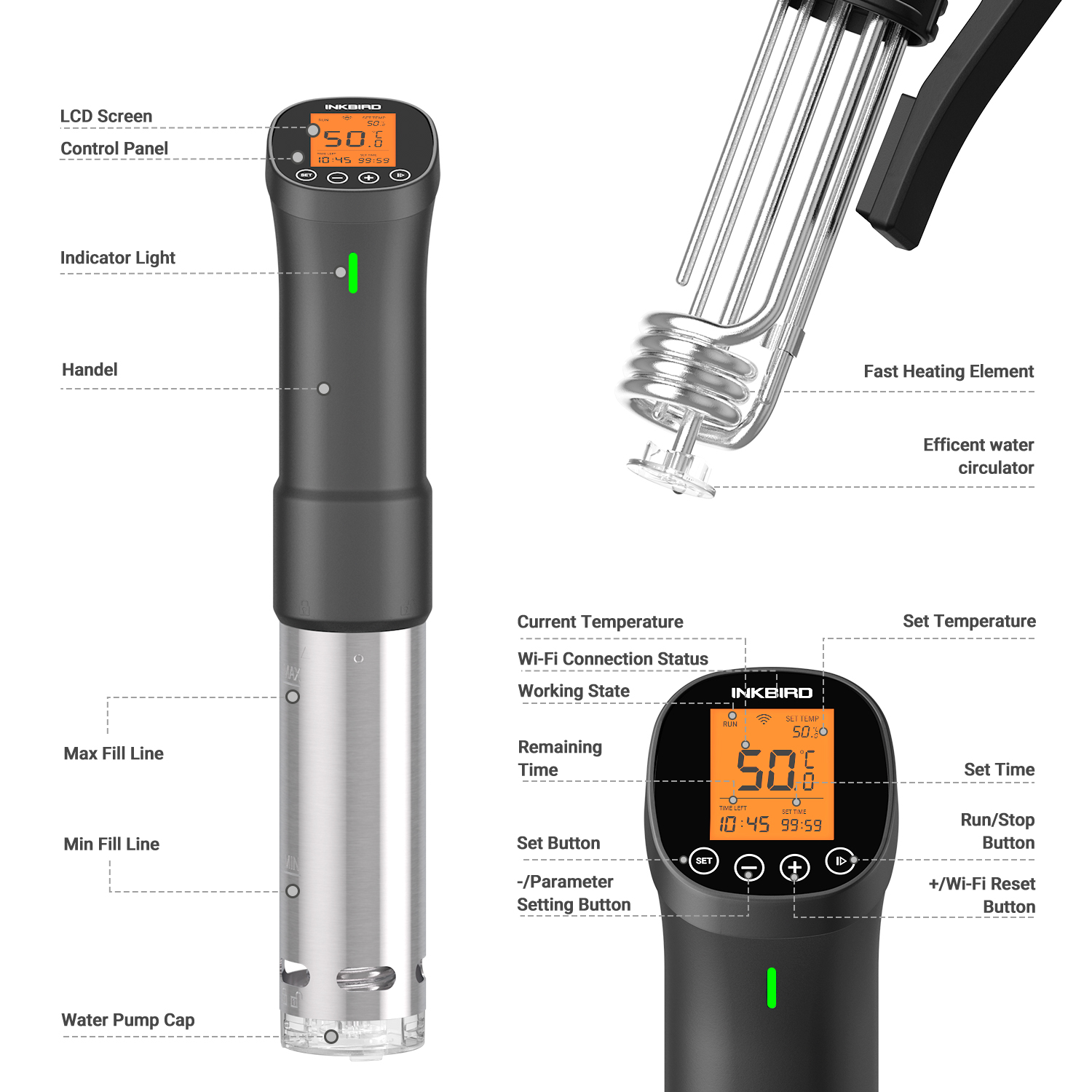 INKBIRD 요리용 수비드 ISV-200W Wi-Fi - Digital Sous Vide Precision Cooker 리뷰 및 가격