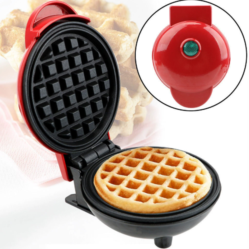 미국 플러그 휴대용 미니 전기 와플 메이커 논스틱 팬  - Mini Waffle Maker Machine 리뷰 및 가격