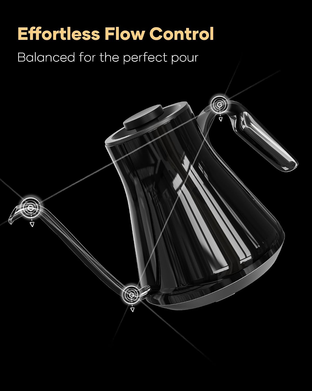 구즈넥 전기 주전자, ±1 ° 정밀한 온도 조절, 15 - Electric Kettle Temperature Control 리뷰 및 가격