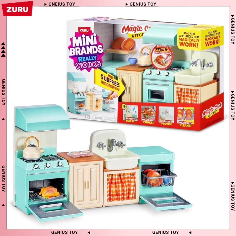 주루 미니 브랜드 매직 쿡 키친 세트 서프라이즈 장난감 - Small Appliances 리뷰 및 가격