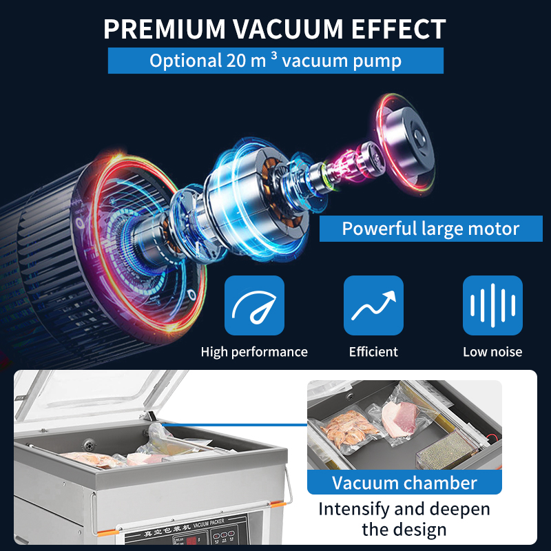 상업용 반자동 수직 진공 포장기 과일 쌀 고기 생선 파 - Food Vacuum Sealer Machine 리뷰 및 가격