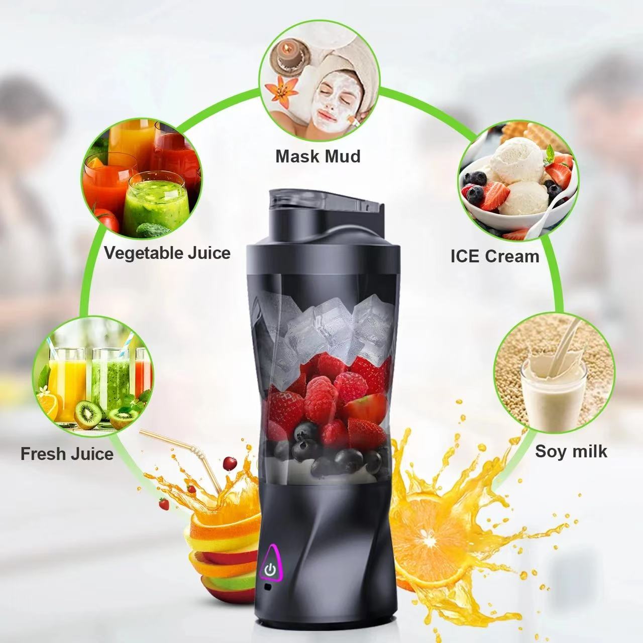 휴대용 전기 주서기 블렌더 700ML 다기능 USB 충 - Portable Blender Usb Rechargeable 리뷰 및 가격
