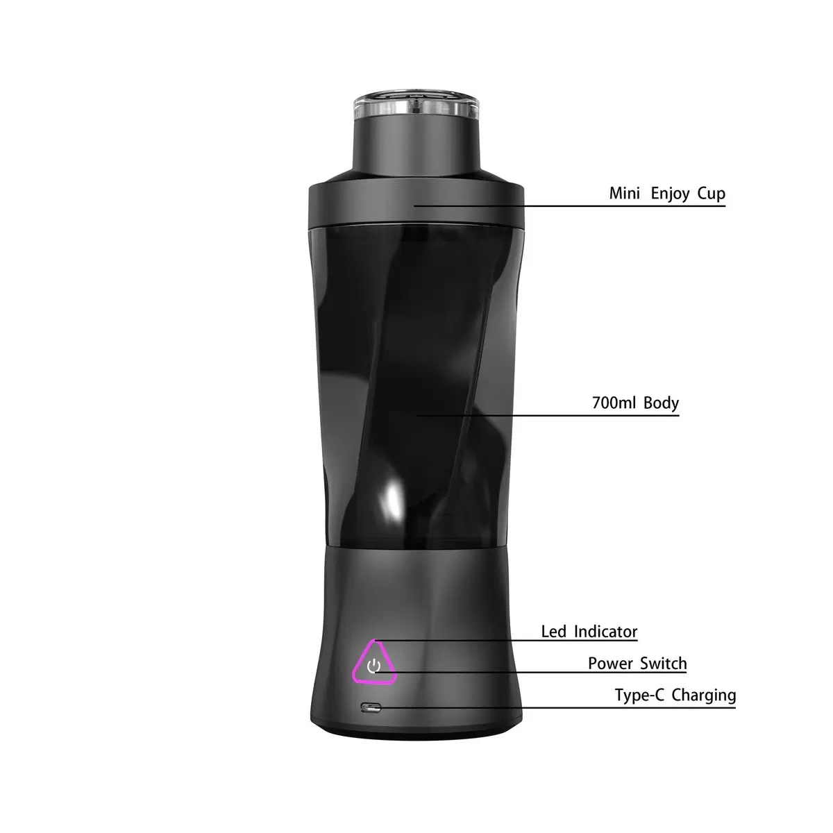 휴대용 전기 주서기 블렌더 700ML 다기능 USB 충 - Portable Blender Usb Rechargeable 리뷰 및 가격