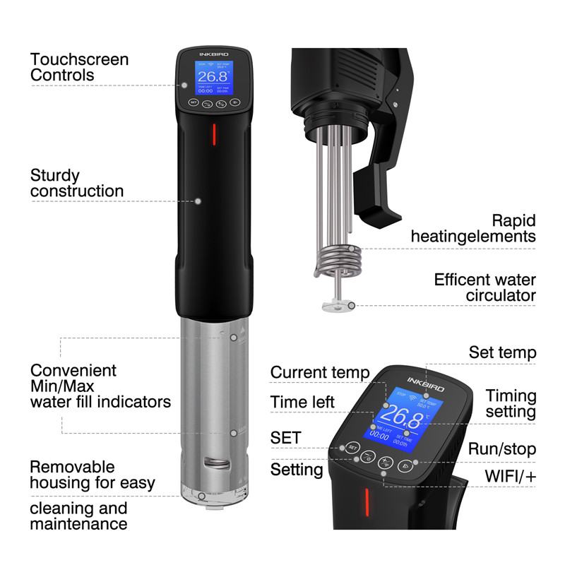 INKBIRD Sous Vide 와이파이 요리 쿠커 1 - Digital Sous Vide Precision Cooker 리뷰 및 가격