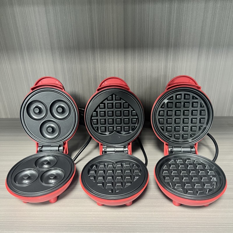 다기능 미니 하트 모양 와플 메이커 양면 가열식 아침  - Mini Waffle Maker Machine 리뷰 및 가격