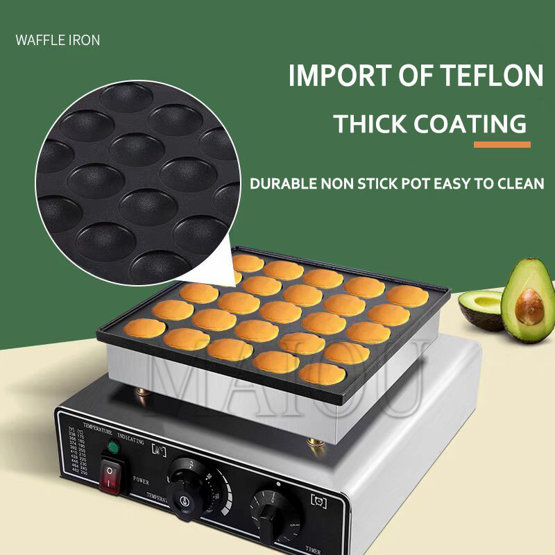 25구 팬케이크 와플 메이커 전기 제조기 - Mini Waffle Maker Machine 리뷰 및 가격