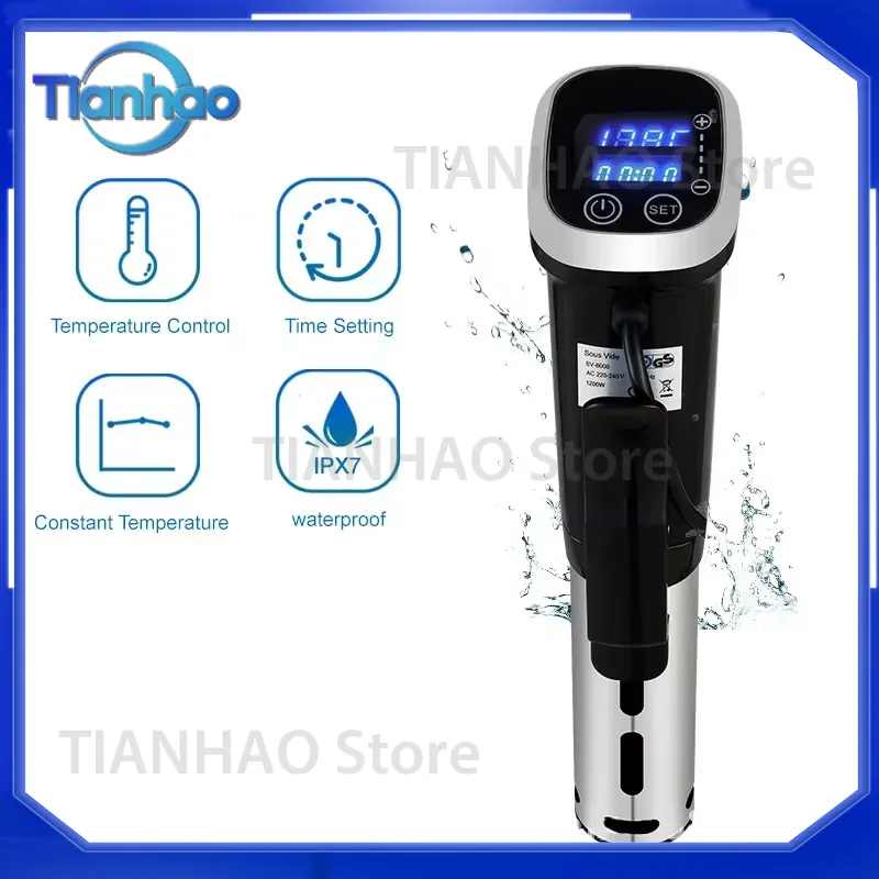 IPX7 방수 수비드 정밀 조리기, LED 디지털 디스 - Digital Sous Vide Precision Cooker 리뷰 및 가격