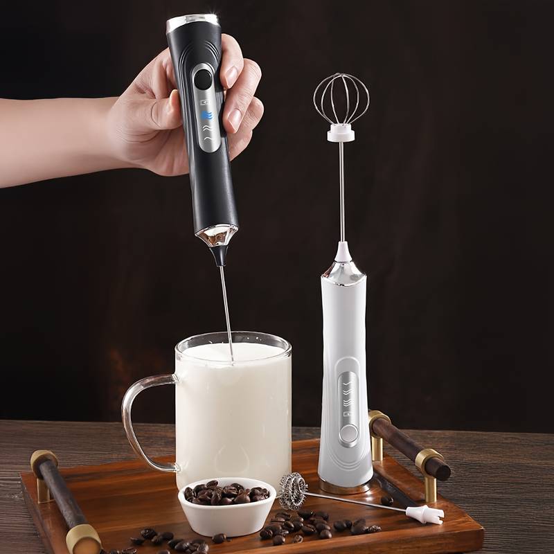 무선 전기 우유 거품기 및 계란 거품기, 타입-C 3단 - Electric Milk Frother Handheld 리뷰 및 가격