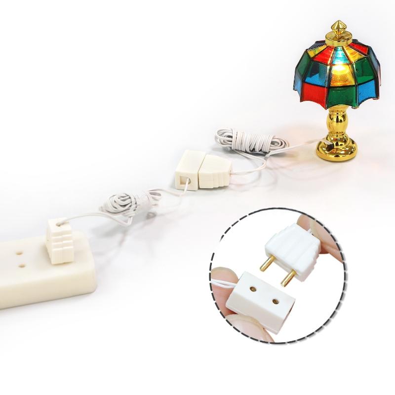 1Pcs 1/12 인형 집 장식 램프 변압기 소켓 연결 - Home Appliances 리뷰 및 가격
