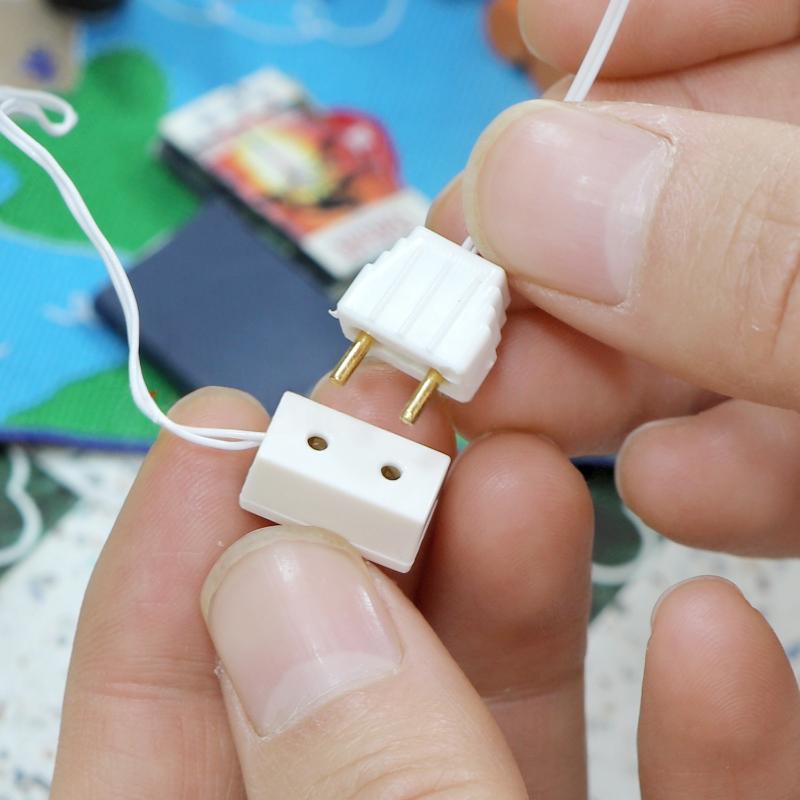1Pcs 1/12 인형 집 장식 램프 변압기 소켓 연결 - Home Appliances 리뷰 및 가격