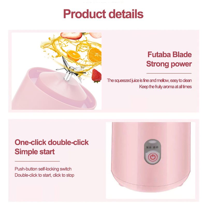ABBP-Usb 충전식 휴대용 블렌더 500Ml 신선한 - Portable Blender Usb Rechargeable 리뷰 및 가격