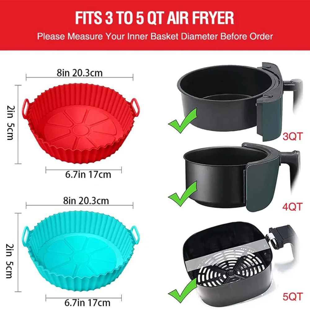 에어프라이어 실리콘 용기 에어프라이어 실리콘 바스켓 재 - Air Fryer Silicone Pot Liner 리뷰 및 가격