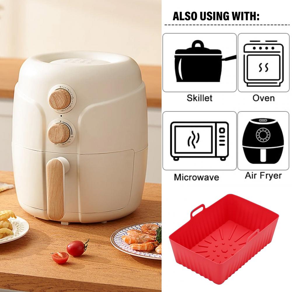 에어프라이어 팬 유용한 프라이어 냄비 라이너 로스팅 팬 - Air Fryer Silicone Pot Liner 리뷰 및 가격