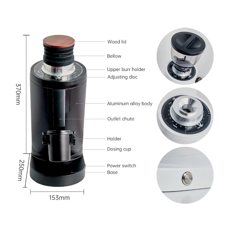 전문가용 DF83 에스프레소 원두 분쇄기 자동 가정 및 - Coffee Bean Grinder Electric 리뷰 및 가격