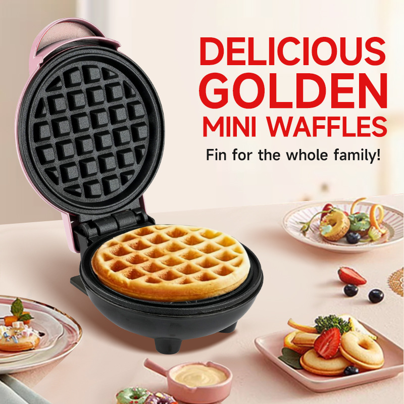 미니 와플 메이커, 자동차 및 호텔용 전기 주방 가전, - Mini Waffle Maker Machine 리뷰 및 가격