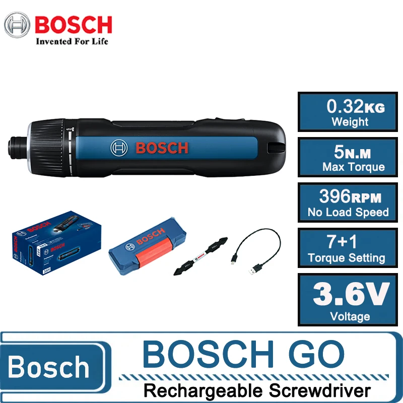 보쉬 GO 3 무선 전동 드라이버, 3.6V 리튬 배터 - Home Appliances 리뷰 및 가격
