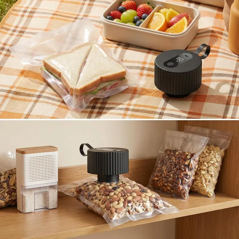 3-in-1 휴대용 전기 메이슨 자 진공 밀봉기 키트, - Food Vacuum Sealer Machine 리뷰 및 가격