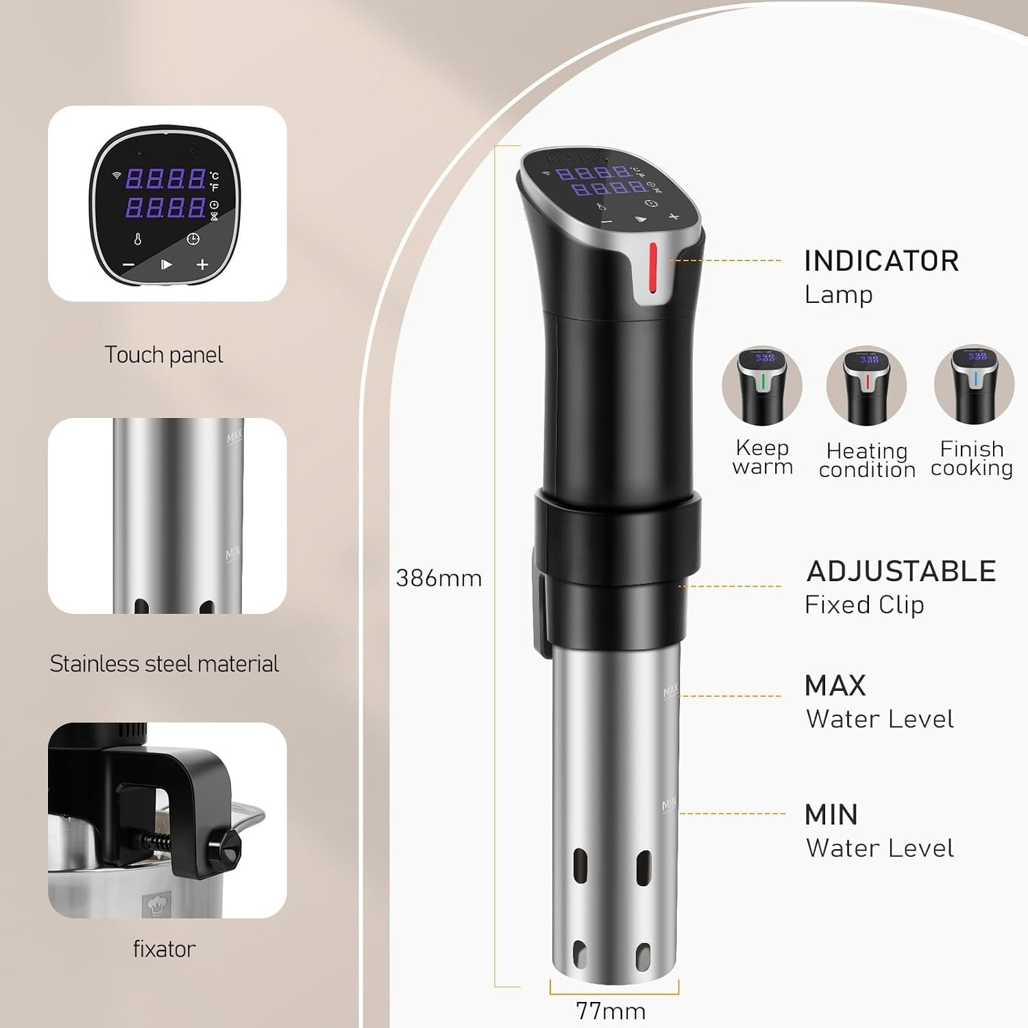 1100W 앱 제어식 정밀 수비드 쿠커, 디지털 터치  - Digital Sous Vide Precision Cooker 리뷰 및 가격