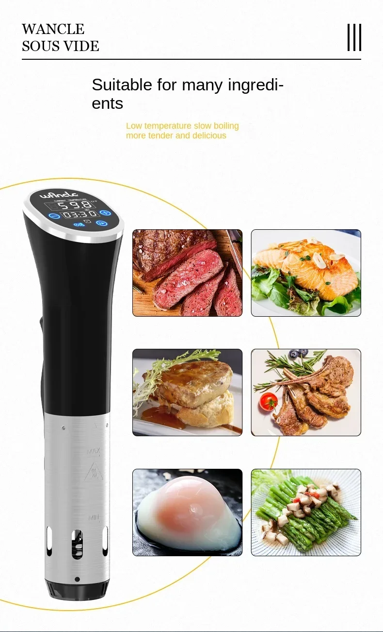 Wancle의 220V 수비드 쿠커 – 가정 및 상업용 - Digital Sous Vide Precision Cooker 리뷰 및 가격